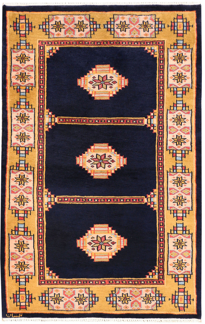 Midnight Blue Jaldar 2' 7 x 3' 11 - No. 44441