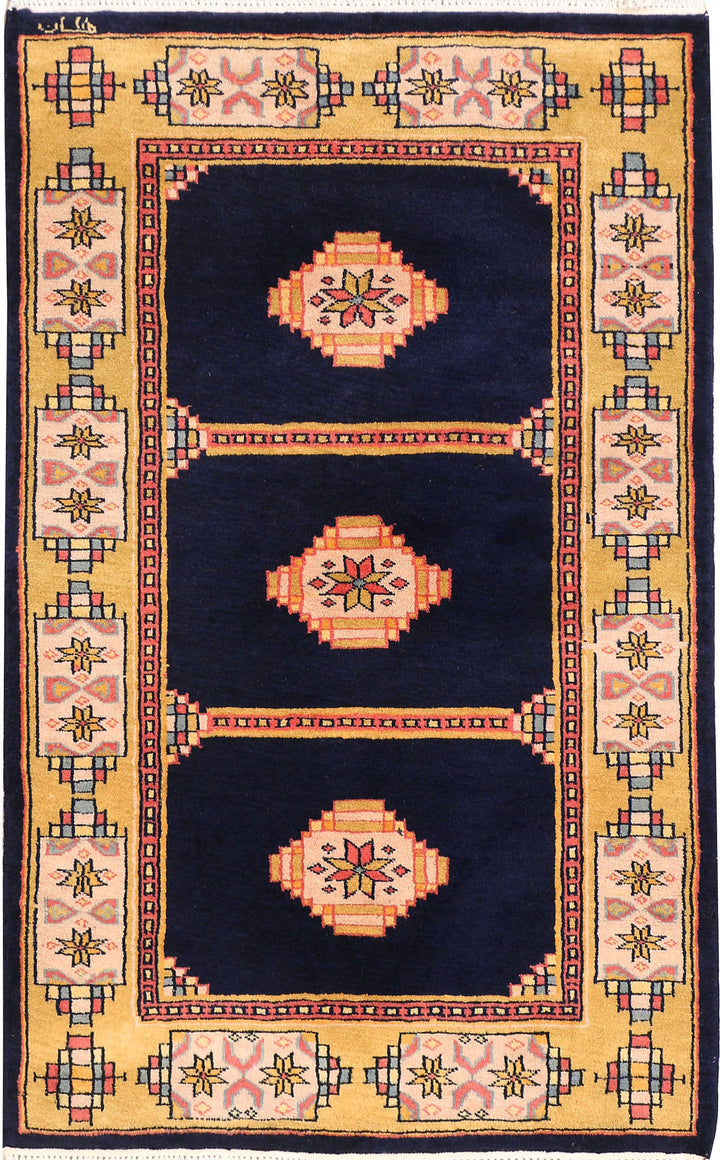 Midnight Blue Jaldar 2'  6" x 3'  11" - No. QA14405