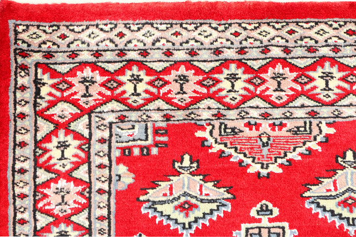 Red Caucasian 2' 6 x 3' 10 - No. 44479 - ALRUG Rug Store