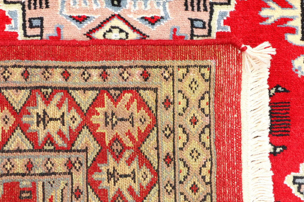 Red Caucasian 2' 6 x 3' 10 - No. 44479 - ALRUG Rug Store