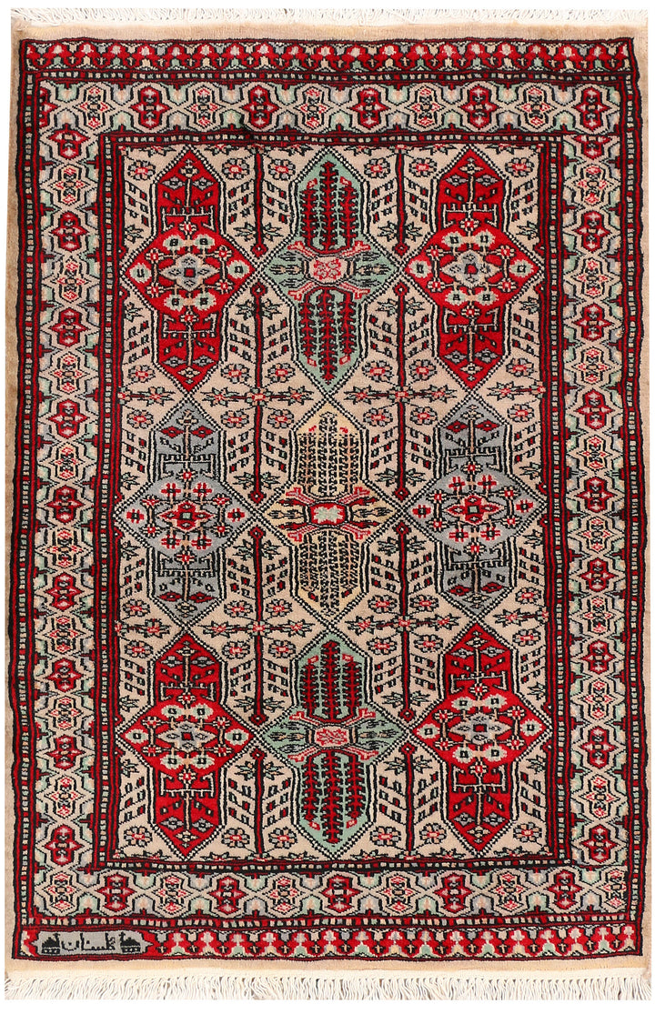 Tan Caucasian 2'  8" x 3'  10" - No. QA86279