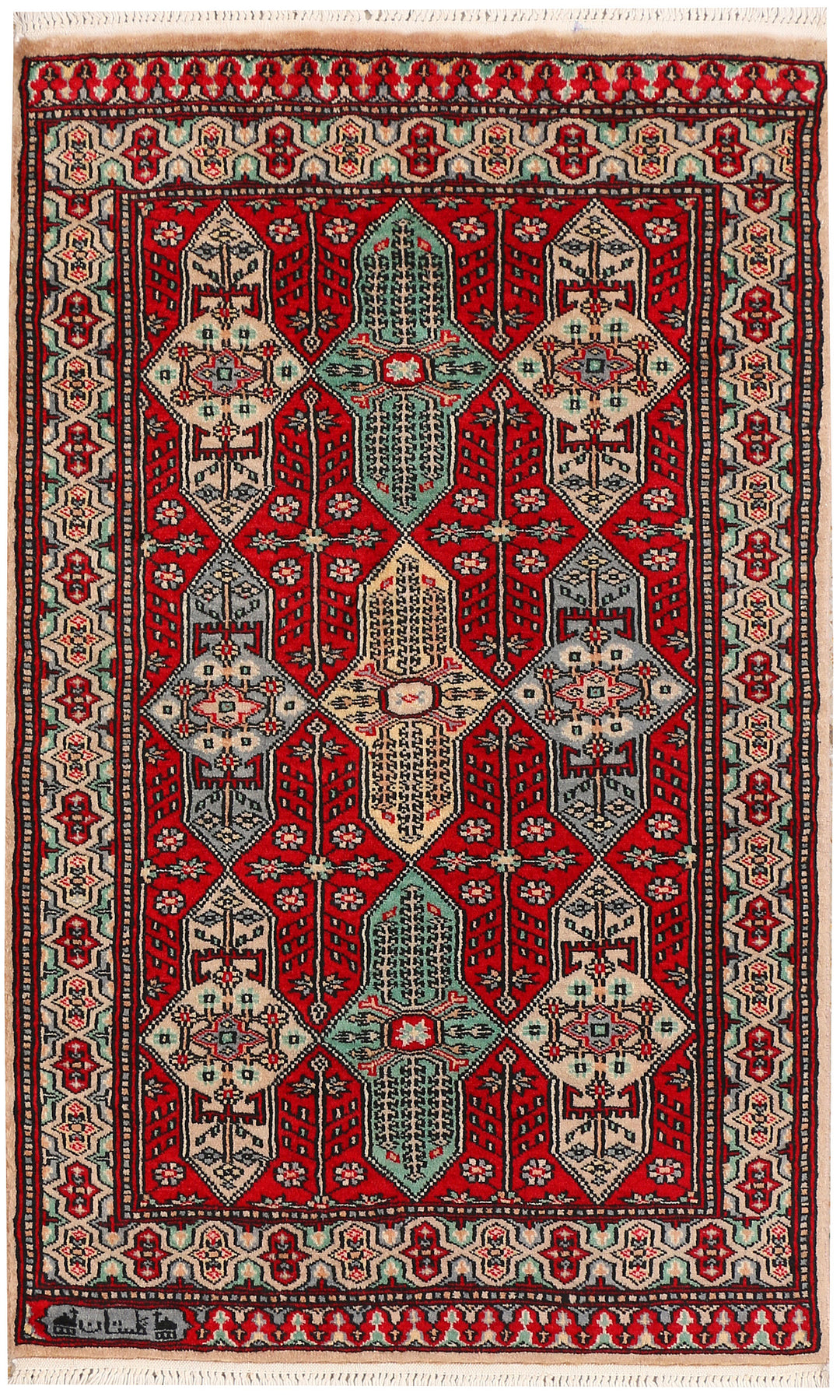 Tan Caucasian 2' 7 x 4' 2 - No. 44496 - ALRUG Rug Store