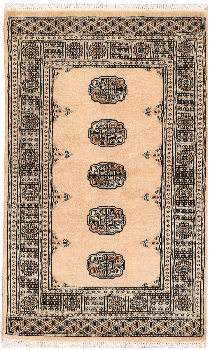Tan Bokhara 2' 7 x 4' 2 - No. 44513 - ALRUG Rug Store