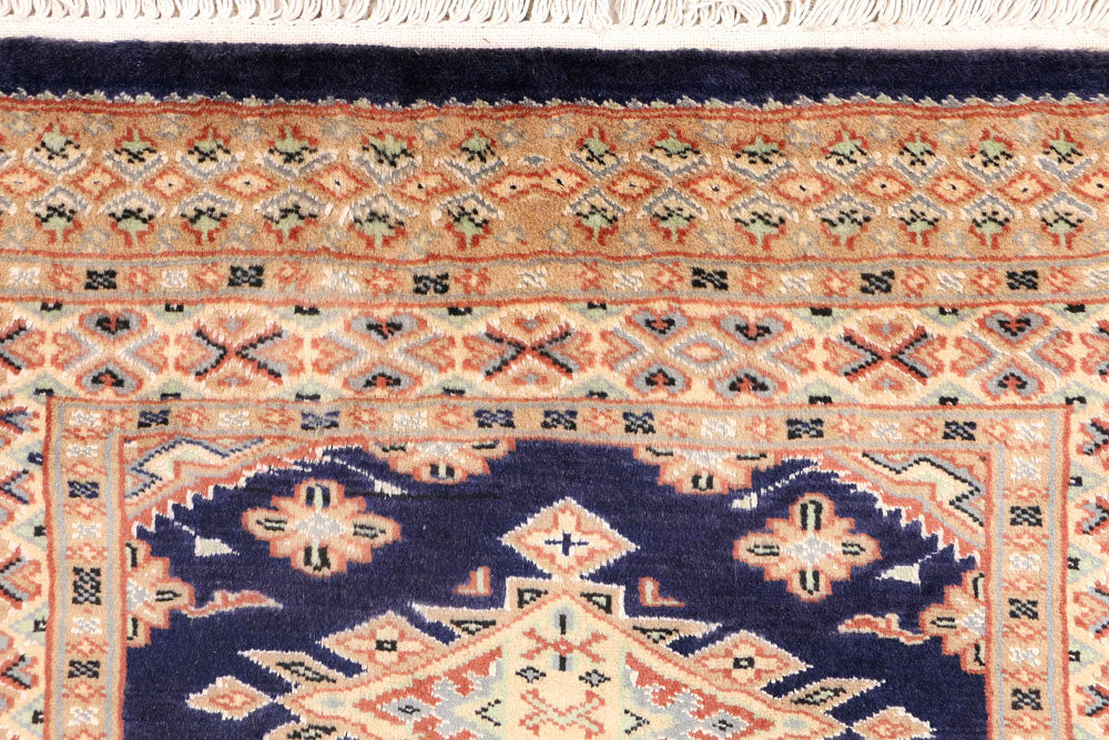 Midnight Blue Caucasian 2' 6 x 4' 7 - No. 44521 - ALRUG Rug Store
