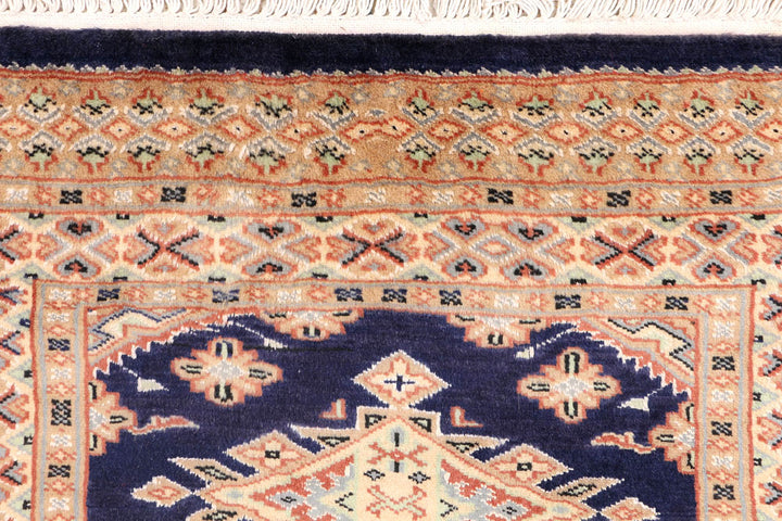 Midnight Blue Caucasian 2' 6 x 4' 7 - No. 44521 - ALRUG Rug Store