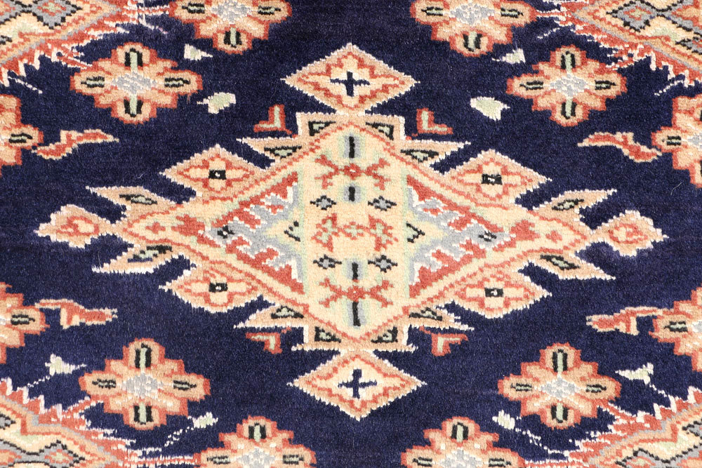 Midnight Blue Caucasian 2' 6 x 4' 7 - No. 44521 - ALRUG Rug Store