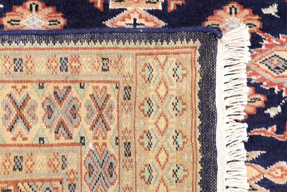 Midnight Blue Caucasian 2' 6 x 4' 7 - No. 44521 - ALRUG Rug Store