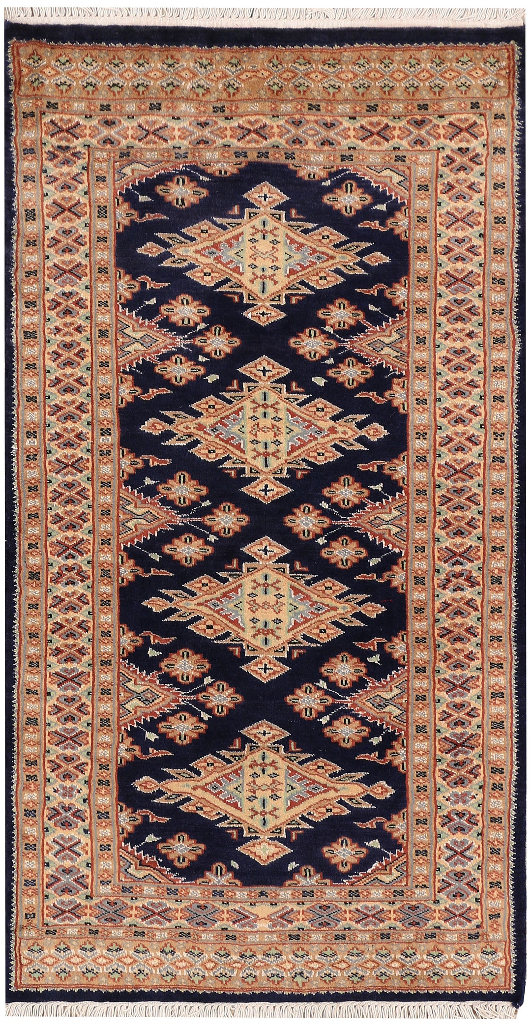 Midnight Blue Caucasian 2' 6 x 4' 7 - No. 44521 - ALRUG Rug Store