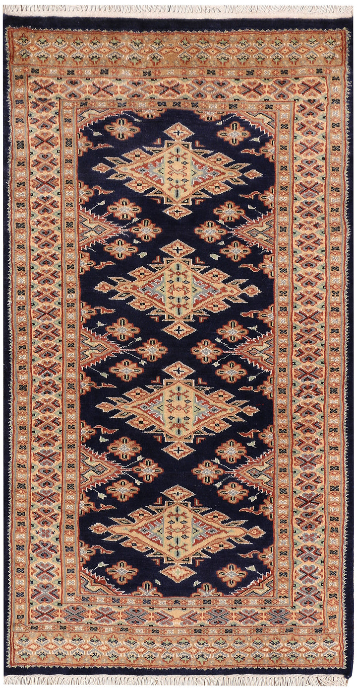 Midnight Blue Caucasian 2' 6 x 4' 7 - No. 44521 - ALRUG Rug Store