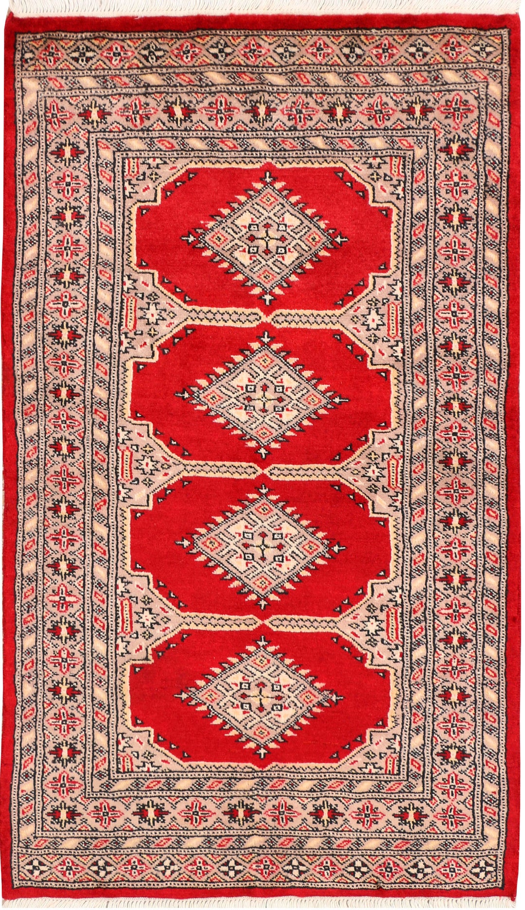 Red Jaldar 2' 6 x 4' 4 - No. 44544 - ALRUG Rug Store