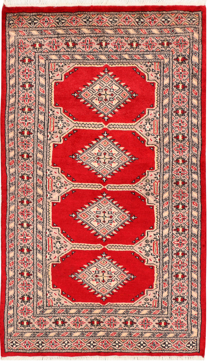 Red Jaldar 2' 6 x 4' 4 - No. 44544 - ALRUG Rug Store
