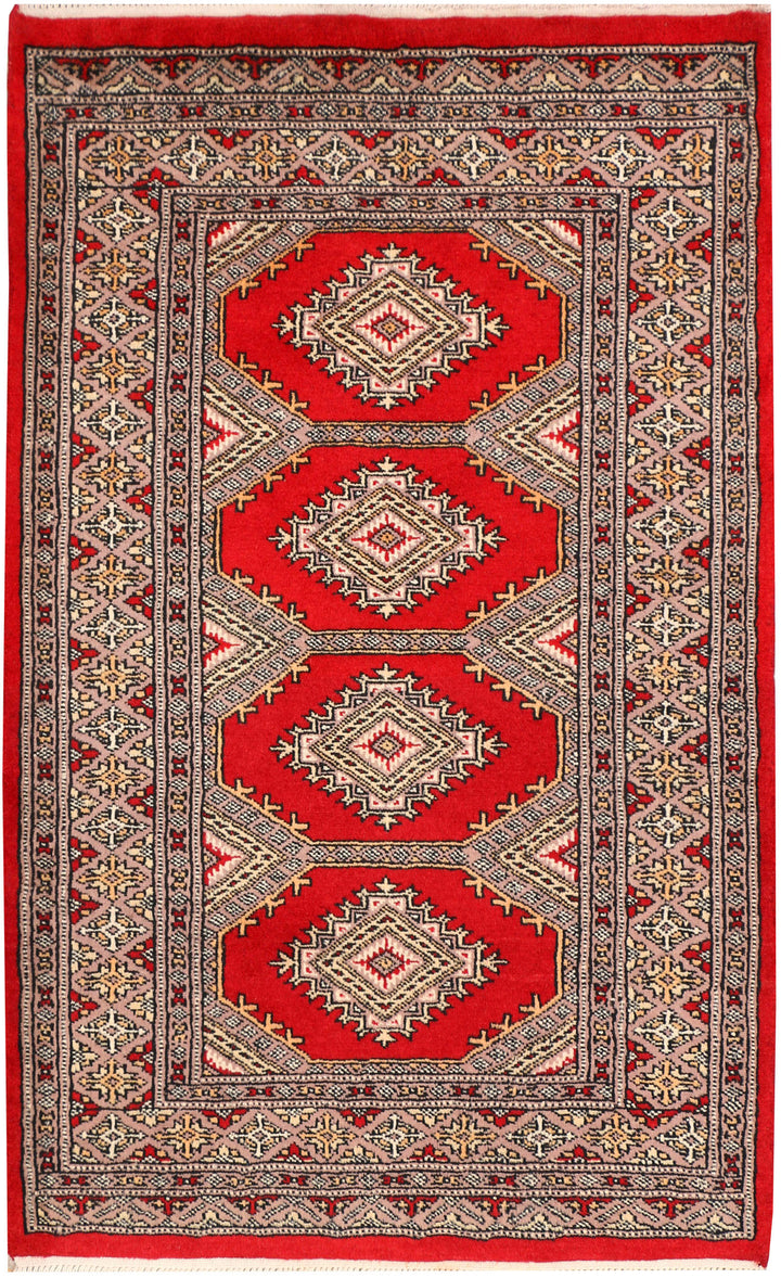 Red Jaldar 2' 9 x 4' 6 - No. 44547 - ALRUG Rug Store