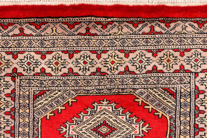 Red Jaldar 2'  7" x 4'  5" - No. QA62535