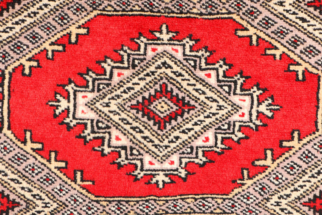 Red Jaldar 2'  7" x 4'  5" - No. QA62535