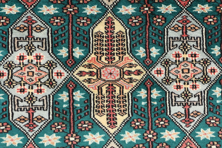 Teal Caucasian 2'  7" x 3'  10" - No. QA93885