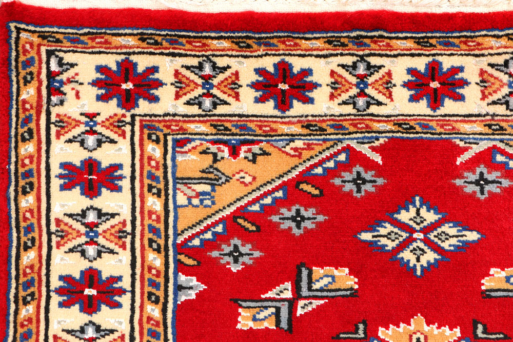 Red Caucasian 2' 7 x 3' 10 - No. 44592 - ALRUG Rug Store