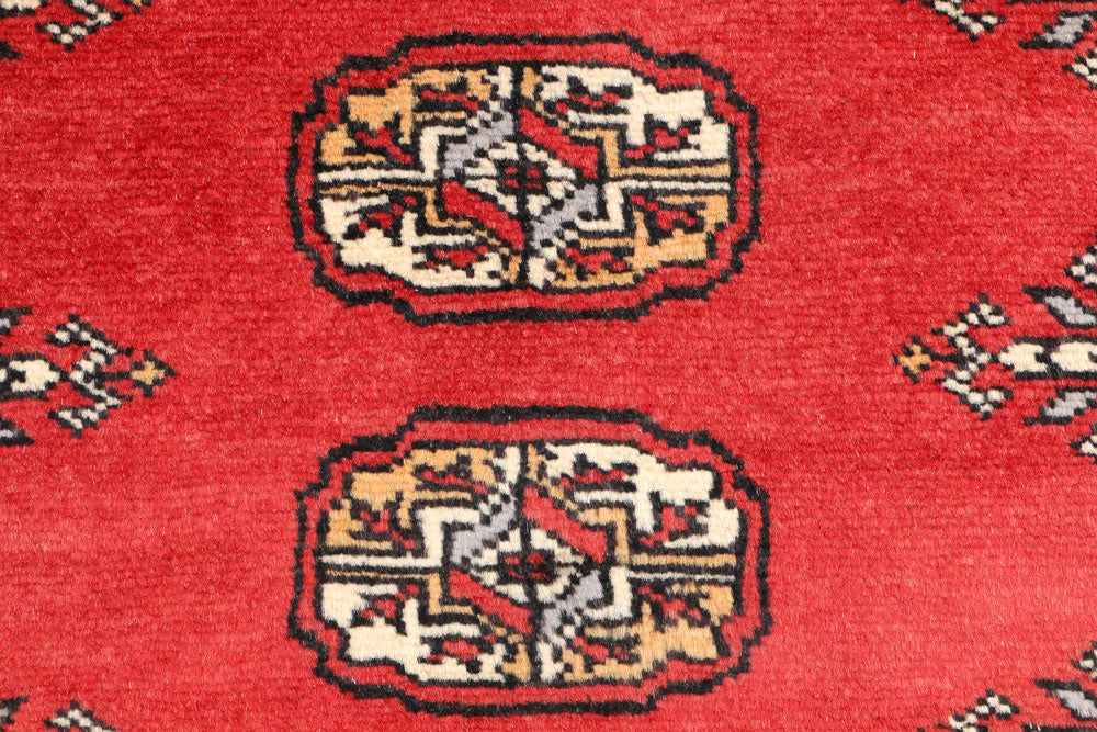 Indian Red Bokhara 2' 7 x 4' 2 - No. 44629 - ALRUG Rug Store