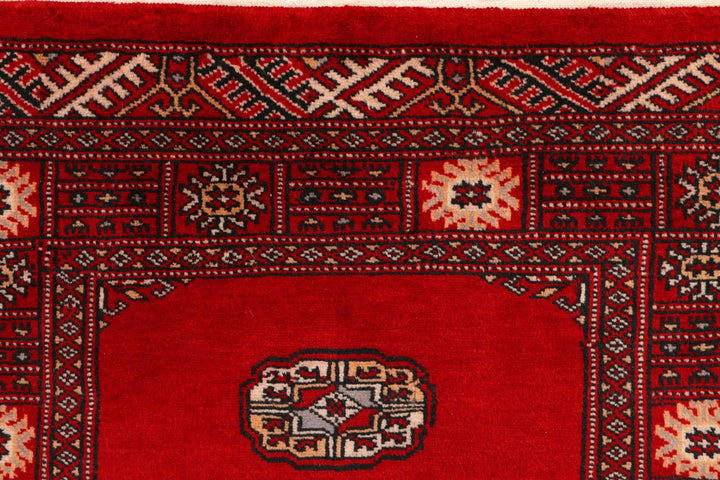Red Bokhara 2' 7 x 3' 6 - No. 44635 - ALRUG Rug Store