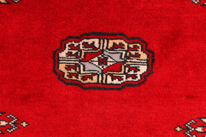 Red Bokhara 2' 7 x 3' 6 - No. 44635 - ALRUG Rug Store
