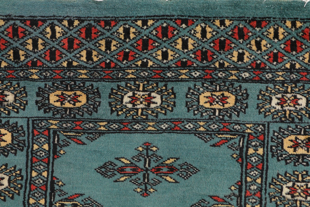 Teal Butterfly 2' 4 x 3' 9 - No. 44643 - ALRUG Rug Store