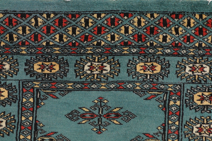 Teal Butterfly 2' 4 x 3' 9 - No. 44643 - ALRUG Rug Store
