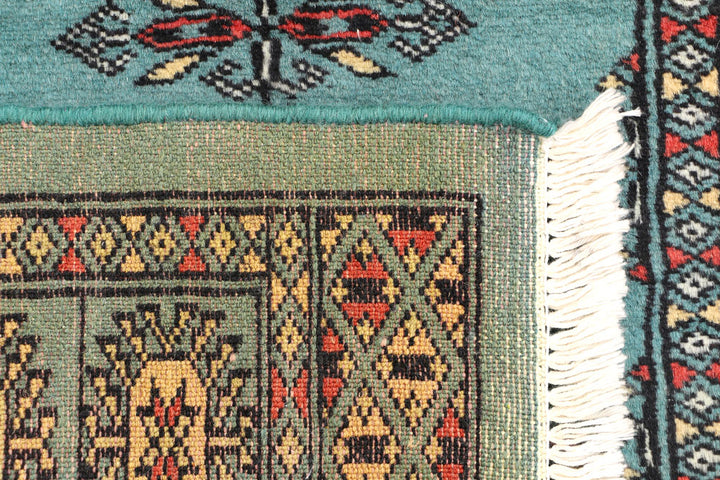 Teal Butterfly 2' 4 x 3' 9 - No. 44643 - ALRUG Rug Store