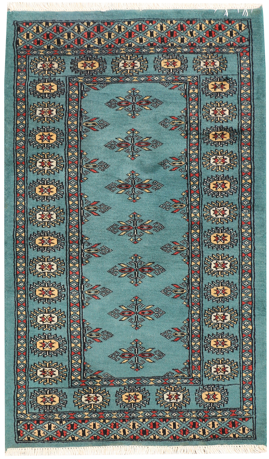 Teal Butterfly 2' 4 x 3' 9 - No. 44643 - ALRUG Rug Store