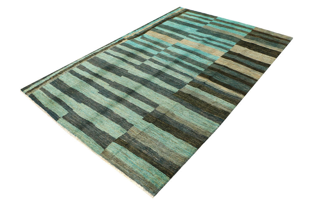 Multi Colored Gabbeh 5' 5 x 8' 1 - No. 44672 - ALRUG Rug Store