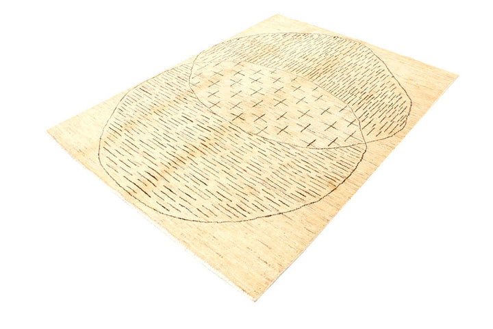 Navajo White Gabbeh 5' 1 x 6' 9 - No. 44674 - ALRUG Rug Store