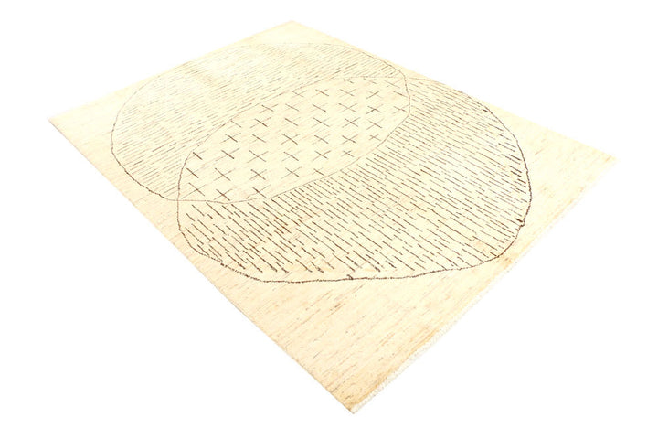 Navajo White Gabbeh 5' 1 x 6' 9 - No. 44674 - ALRUG Rug Store