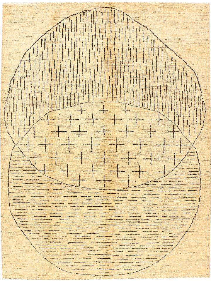 Navajo White Gabbeh 5' 1 x 6' 9 - No. 44674 - ALRUG Rug Store