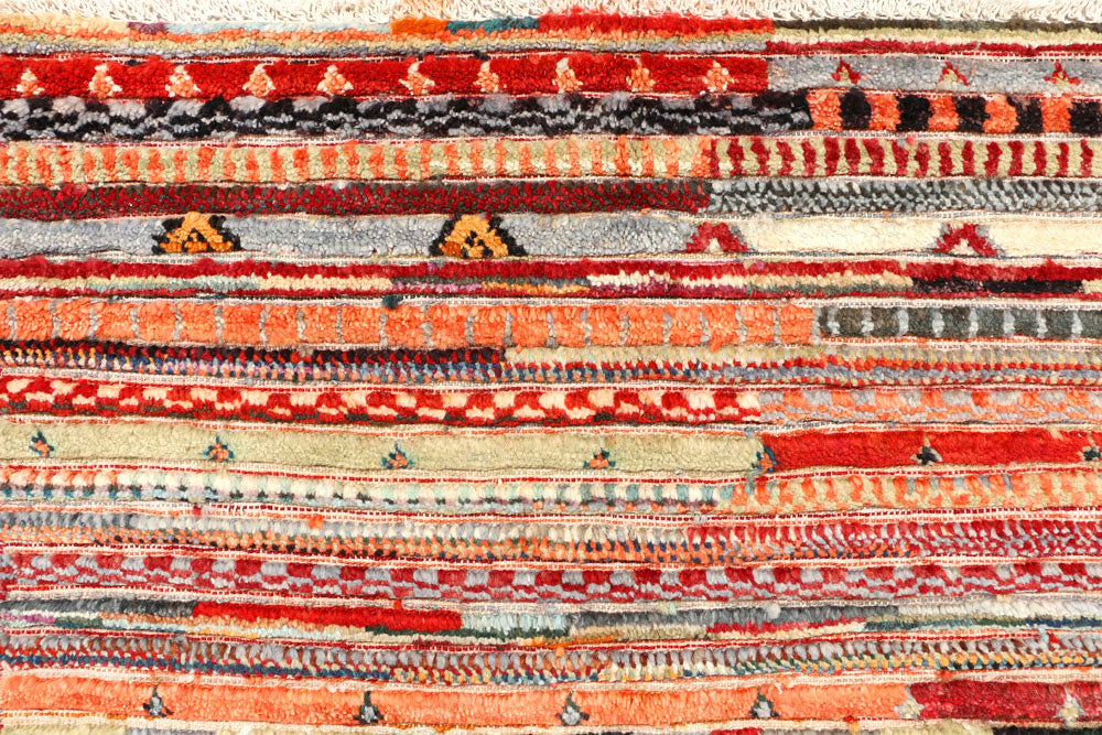 Multi Colored Gabbeh 5' 5 x 8' - No. 44676 - ALRUG Rug Store