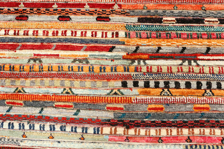 Multi Colored Gabbeh 5' 5 x 8' - No. 44676 - ALRUG Rug Store