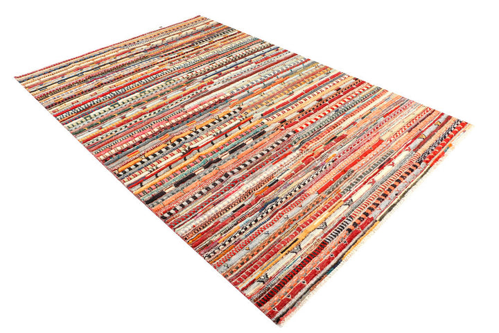 Multi Colored Gabbeh 5' 5 x 8' - No. 44676 - ALRUG Rug Store