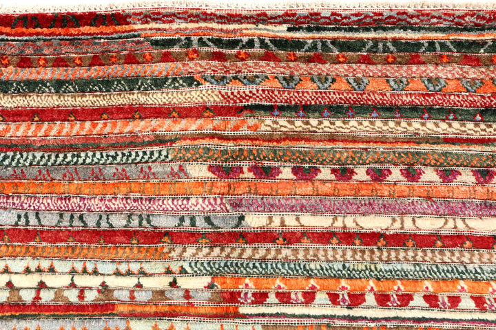 Multi Colored Gabbeh 5' 11 x 9' 2 - No. 44678 - ALRUG Rug Store