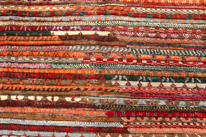 Multi Colored Gabbeh 5' 11 x 9' 2 - No. 44678 - ALRUG Rug Store