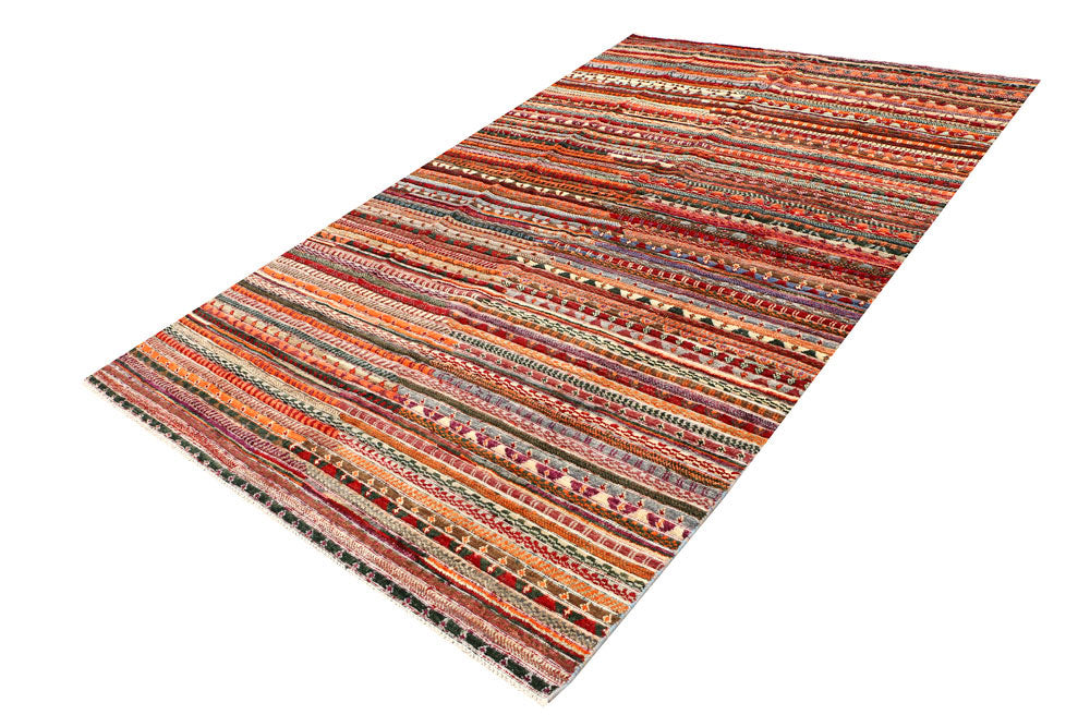 Multi Colored Gabbeh 5' 11 x 9' 2 - No. 44678 - ALRUG Rug Store