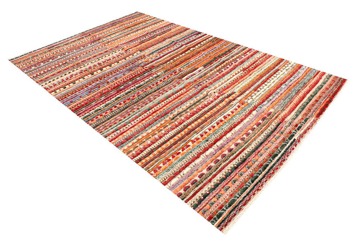 Multi Colored Gabbeh 5' 11 x 9' 2 - No. 44678 - ALRUG Rug Store