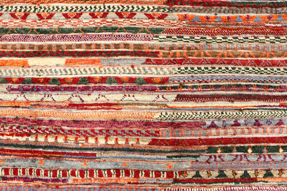 Multi Colored Gabbeh 5' 11 x 9' - No. 44679 - ALRUG Rug Store