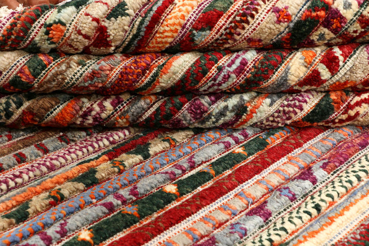 Multi Colored Gabbeh 5' 11 x 9' - No. 44679 - ALRUG Rug Store