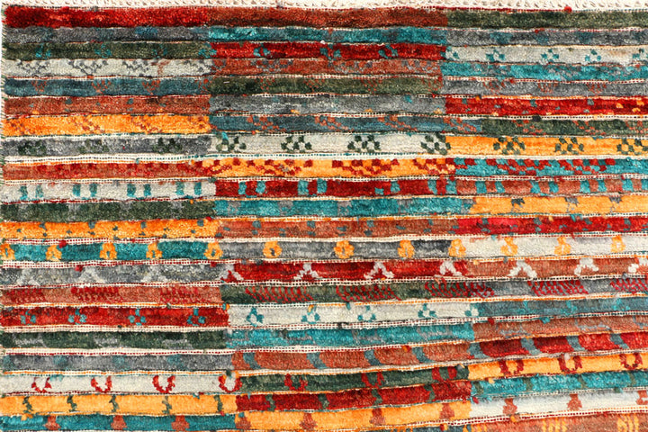 Multi Colored Gabbeh 5' 11 x 8' 10 - No. 44680 - ALRUG Rug Store