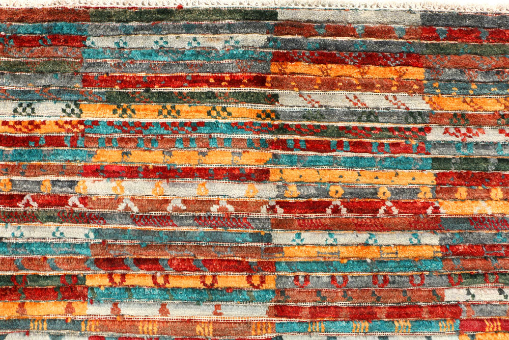Multi Colored Gabbeh 5' 11 x 8' 10 - No. 44680 - ALRUG Rug Store