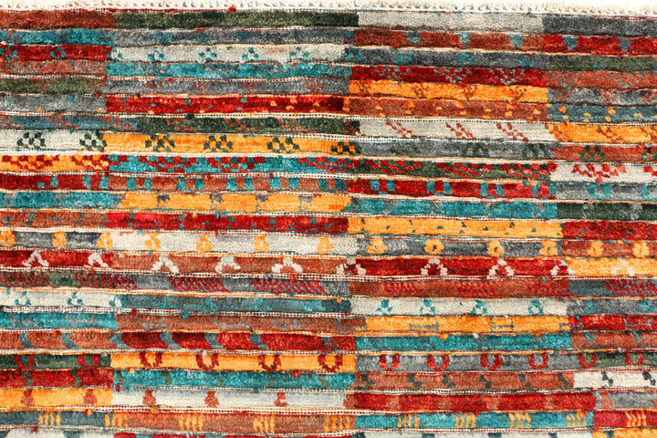 Multi Colored Gabbeh 5' 11 x 8' 10 - No. 44680 - ALRUG Rug Store