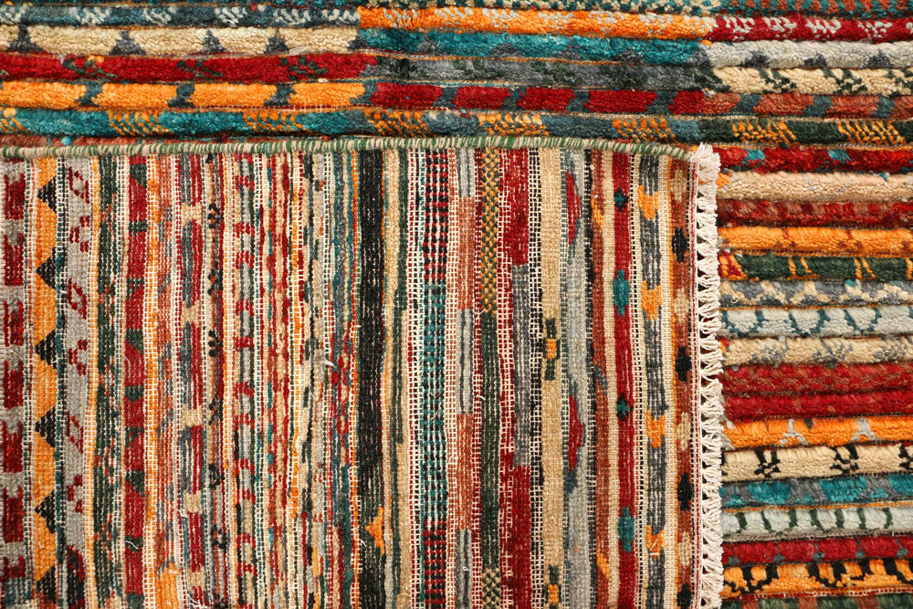Multi Colored Gabbeh 5' 11 x 8' 10 - No. 44680 - ALRUG Rug Store