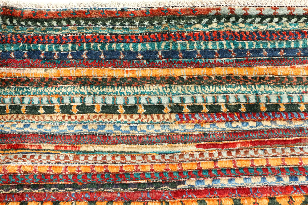 Multi Colored Gabbeh 5' 10 x 8' 10 - No. 44681 - ALRUG Rug Store