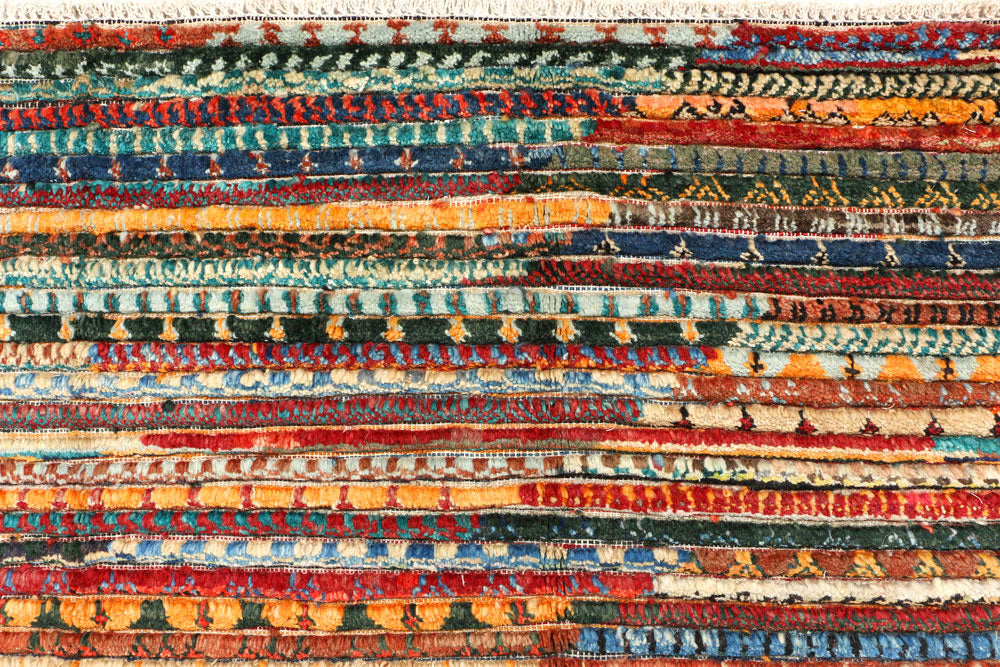 Multi Colored Gabbeh 5' 10 x 8' 10 - No. 44681 - ALRUG Rug Store