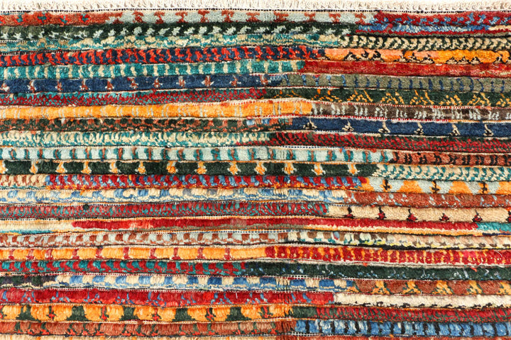 Multi Colored Gabbeh 5' 10 x 8' 10 - No. 44681 - ALRUG Rug Store