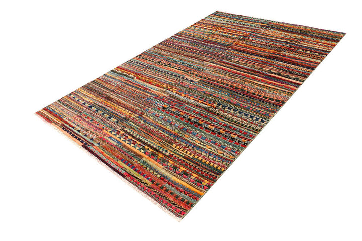 Multi Colored Gabbeh 5' 10 x 8' 10 - No. 44681 - ALRUG Rug Store