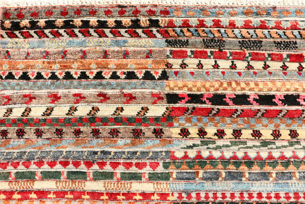 Multi Colored Gabbeh 5' 3 x 7' 9 - No. 44682 - ALRUG Rug Store