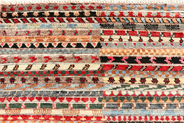 Multi Colored Gabbeh 5' 3 x 7' 9 - No. 44682 - ALRUG Rug Store